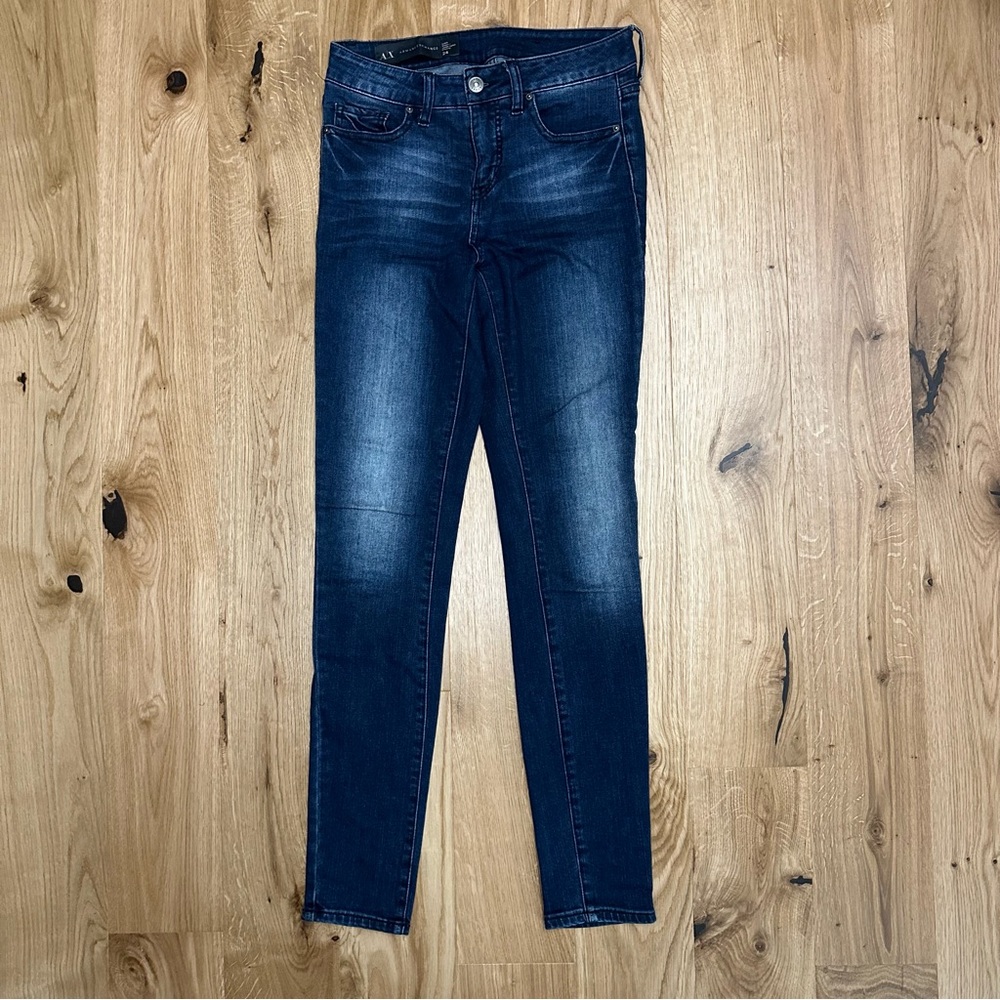 Armani Exchange Women's Dark Blue Jeans